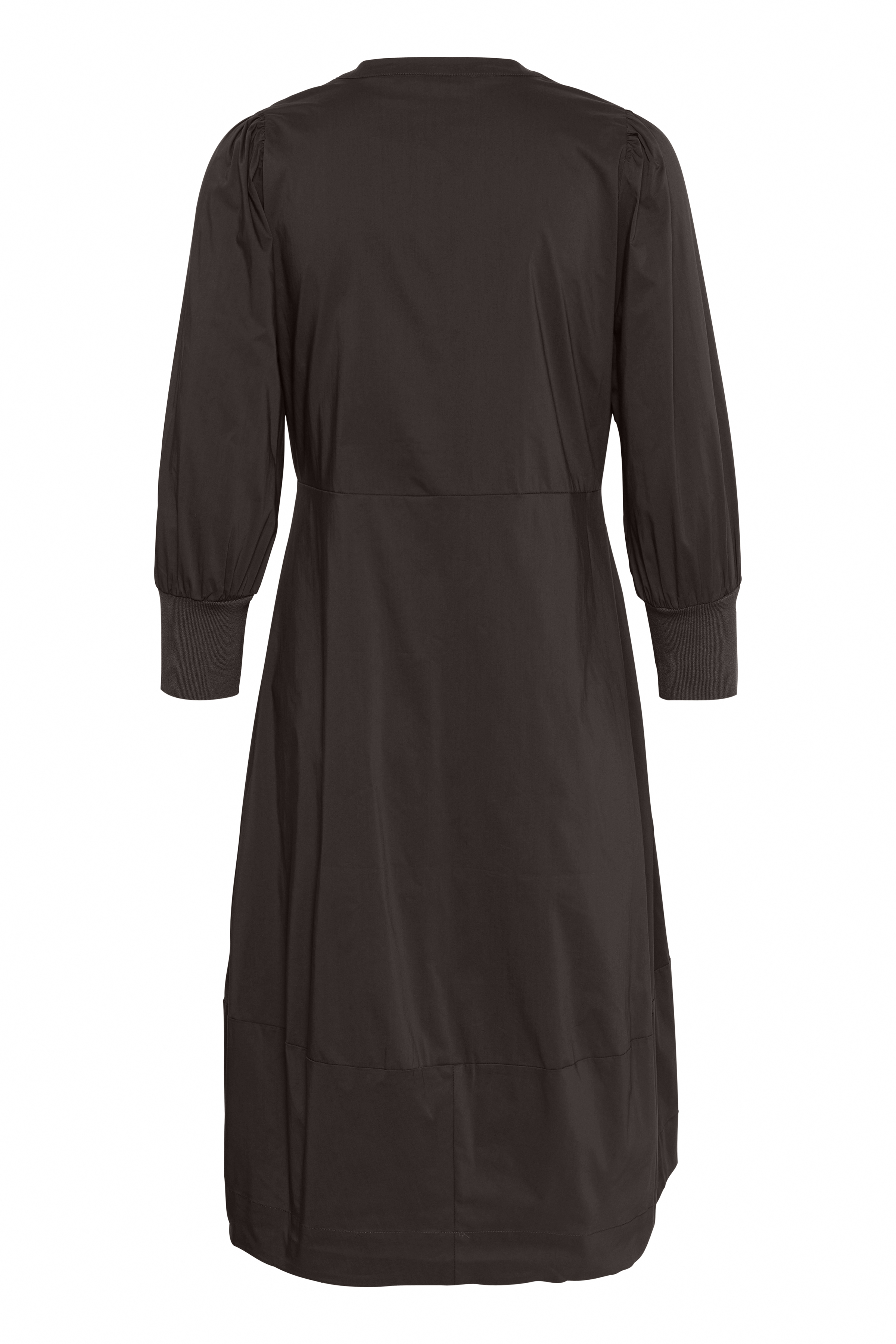 CUantoinett Dress  Demitasse Mörkbrun klänning med fickor - 5