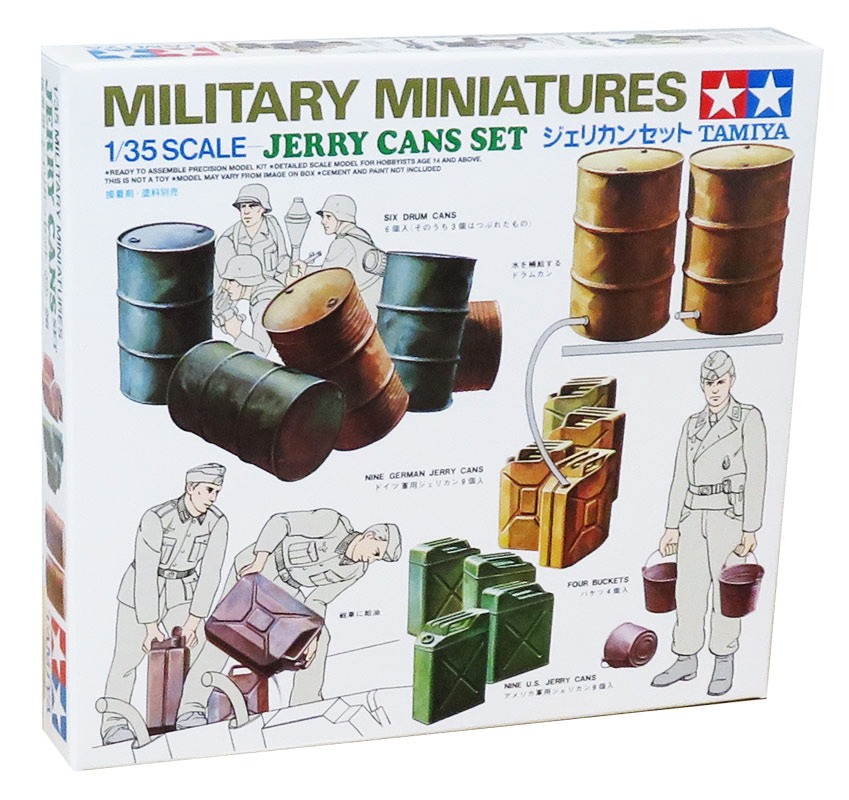 Tamiya Modell Jerry Cans Skala 1:35