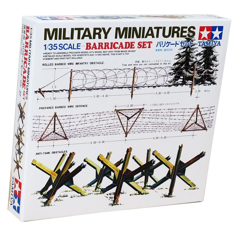 Tamiya Modellbygge Barrikadset Skala 1:35