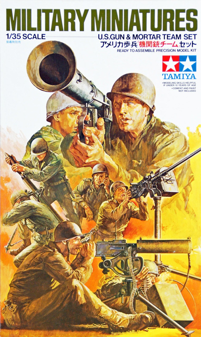 Tamiya Moidellbygge Infanteri med kanoner Skala 1:35