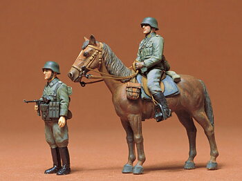 Tamiya Modellbygge German Mounted Infantry, Skala 1:35