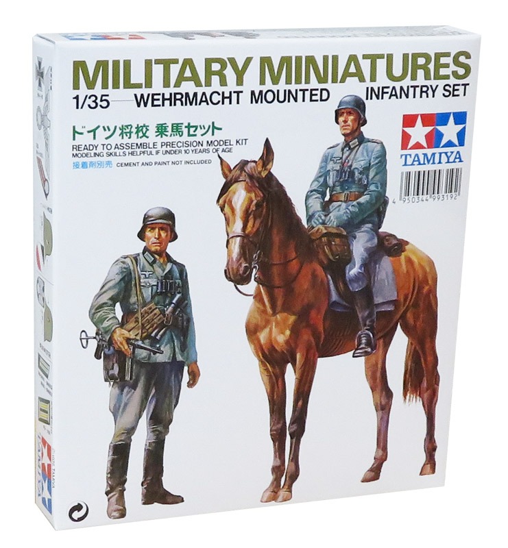 Tamiya Modellbygge German Mounted Infantry, Skala 1:35