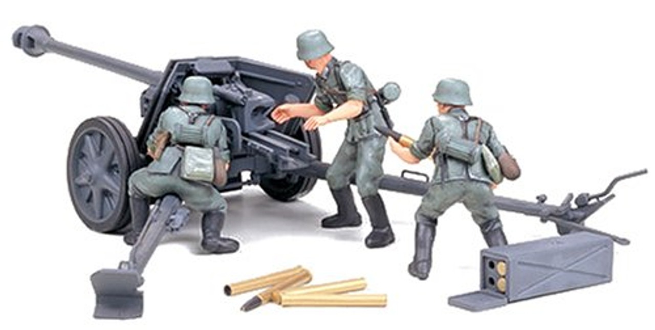 Tamiya Modellbygge Anti-Tank Kanon 75 mm skala 1:35 - 2