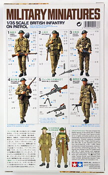 Tamiya Modellbygge British Infantry On Patrol, Skala 1:35
