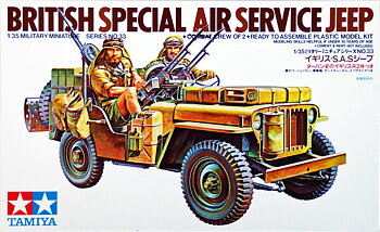 Tamiya Modellbygge British SAS Jeep, Skala 1:35