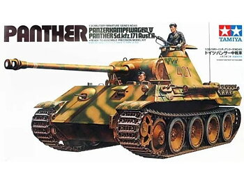 Tamiya Modellbygge Panther Medium Tank Skala 1:35