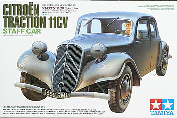 Tamiya Modellbygge  Citroen Traction ll CV Skala 1:35