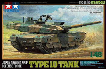 Tamiya Modellbygge Japanese Ground Self Defense Force Type 10 Tank, Skala 1:48