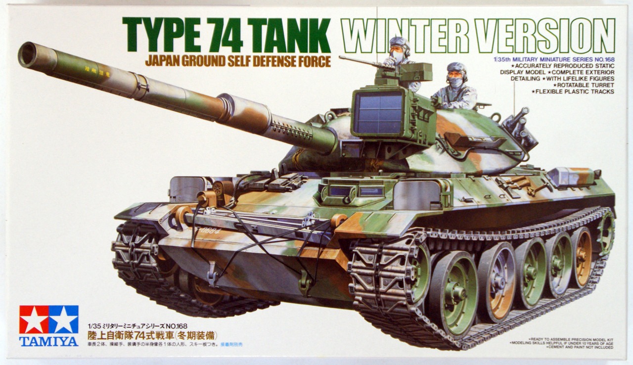 Tamiya Modellbygge Type 74 Tank Winter Version Skala 1:35
