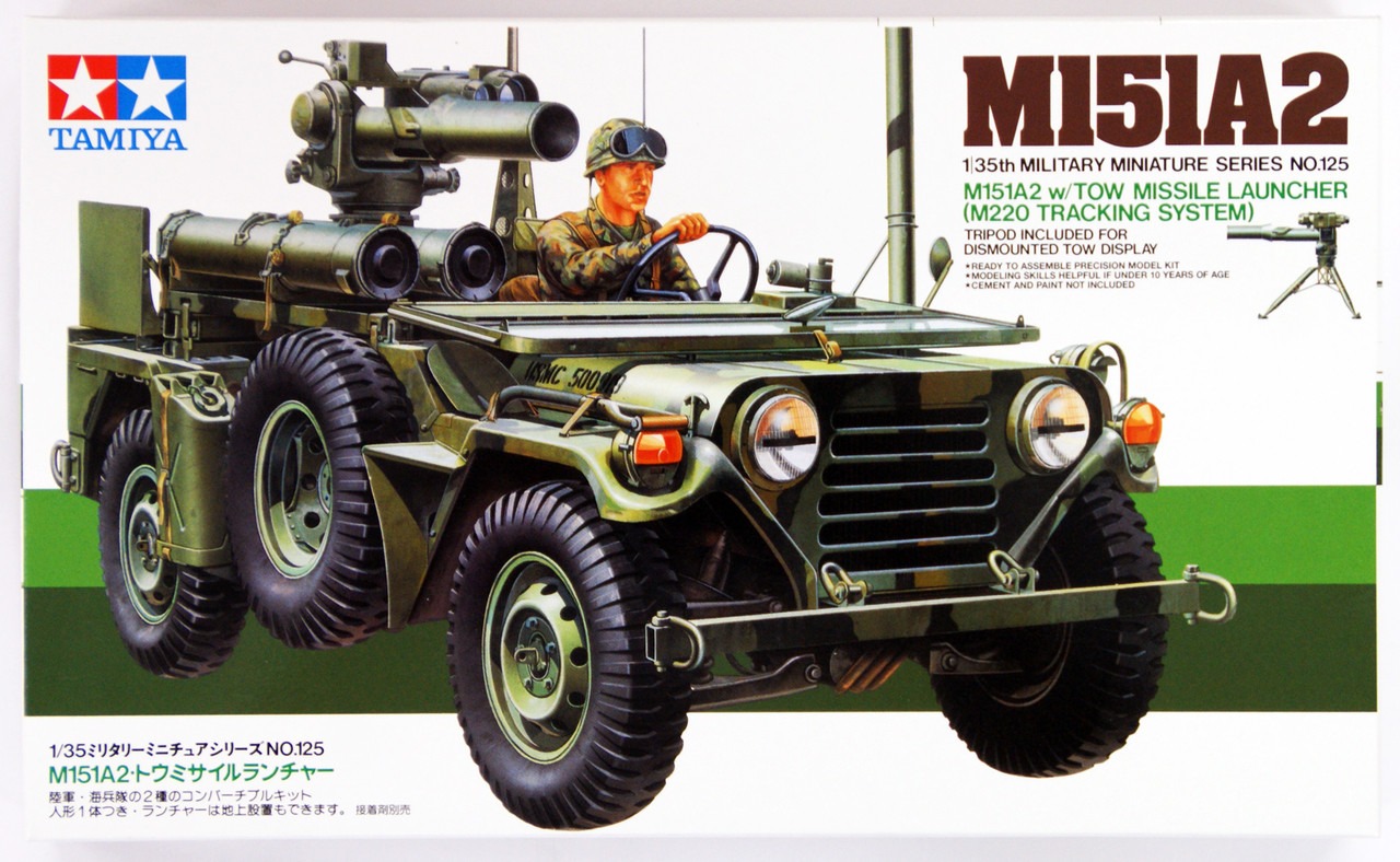 Tamiya Modellbygge  U.S. M151A2 w Tow Missile Launcher Skala 1:35