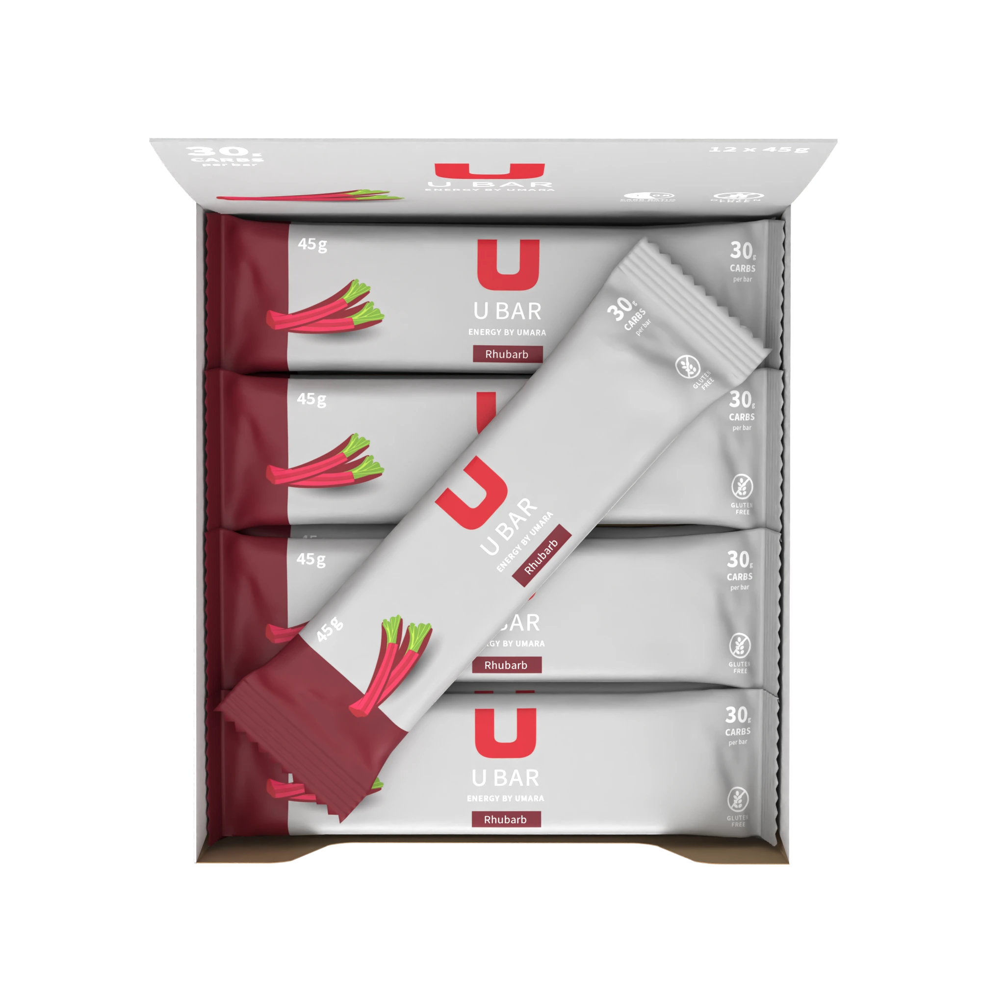 Umara U Bar Rhubarb 45g - 2