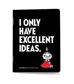 Mumin Anteckningsbok 12x9 cm - I only have excellent ideas
