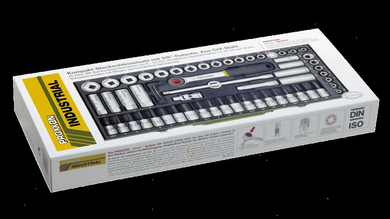 Proxxon HYLSNYCKELSATS 3/8 ´65 DELAR´ - 6