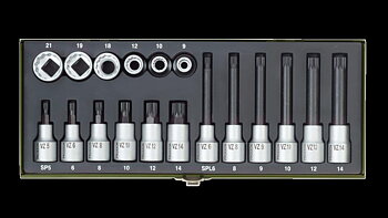 Proxxon 18-piece special set for XZN multi-toothed screws