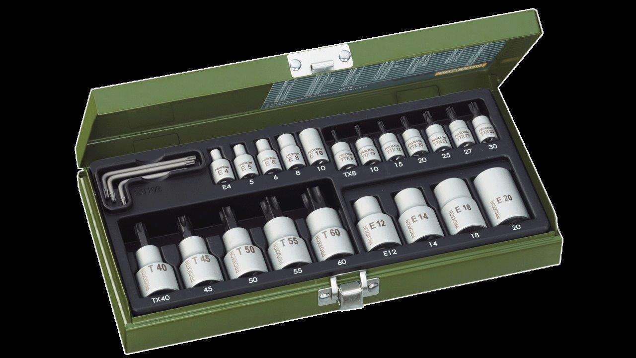 Proxxon TX-HYLSOR 1/4´+1/2´´SATS. 23 DELAR´