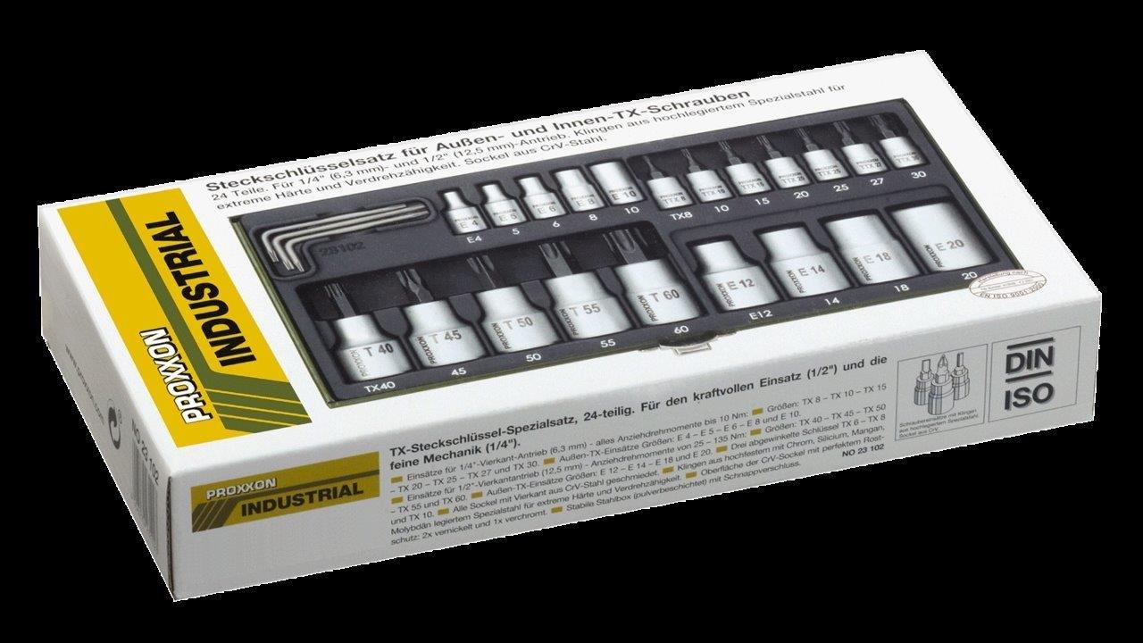 Proxxon TX-HYLSOR 1/4´+1/2´´SATS. 23 DELAR´ - 5