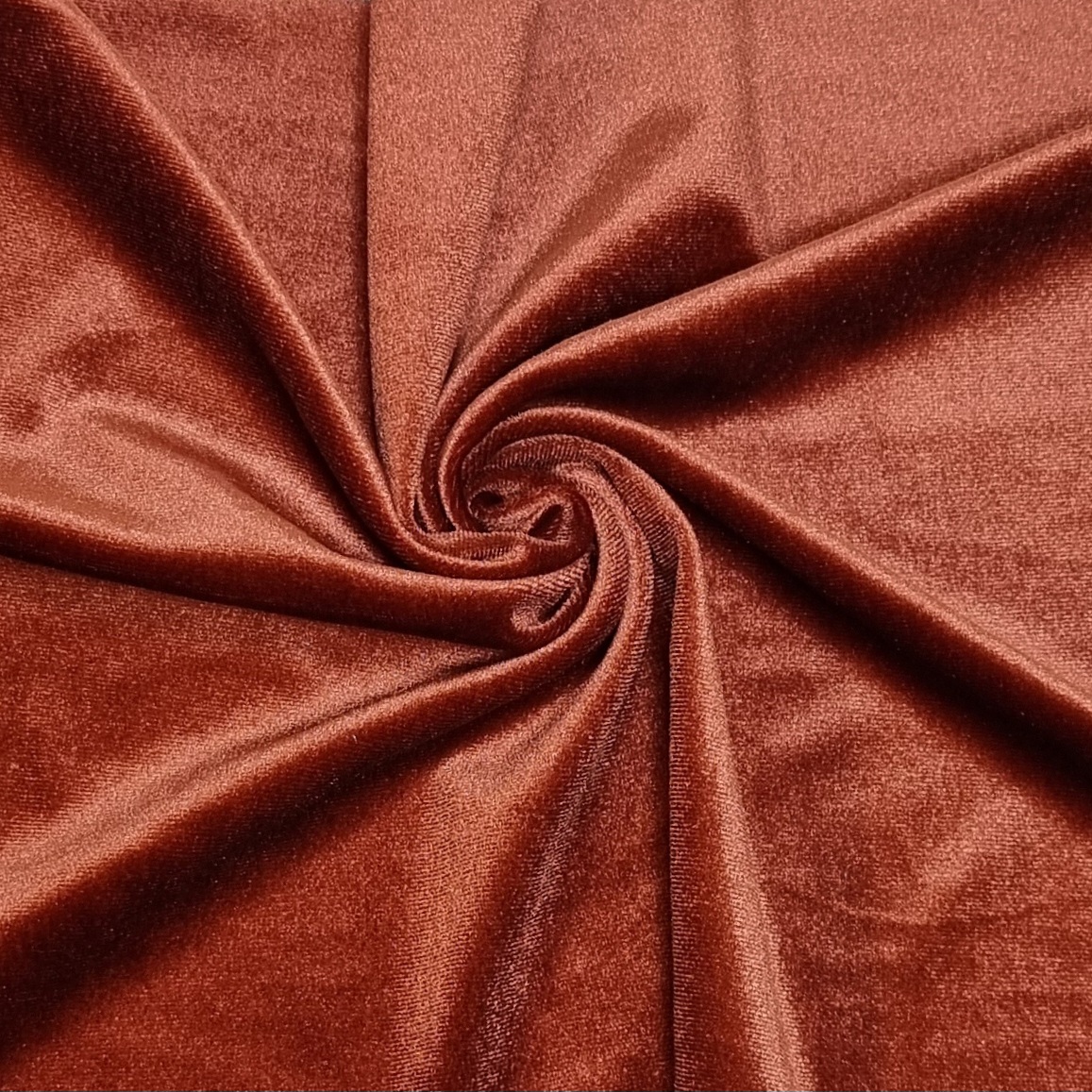 Stretch velvet Rust NB9904