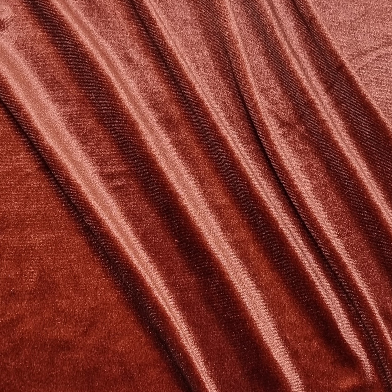 Stretch velvet Rust NB9904