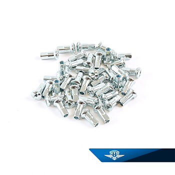 Ekernippelsats Blank 5mm, för 2,6mm ekrar (BC56) 36-Pack