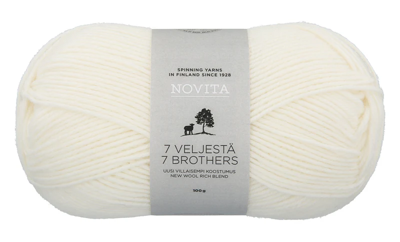 Novita 7 Bröder Vit 011