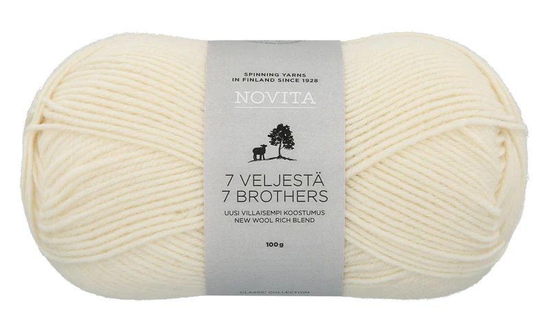 Novita 7 Bröder Naturvit 010