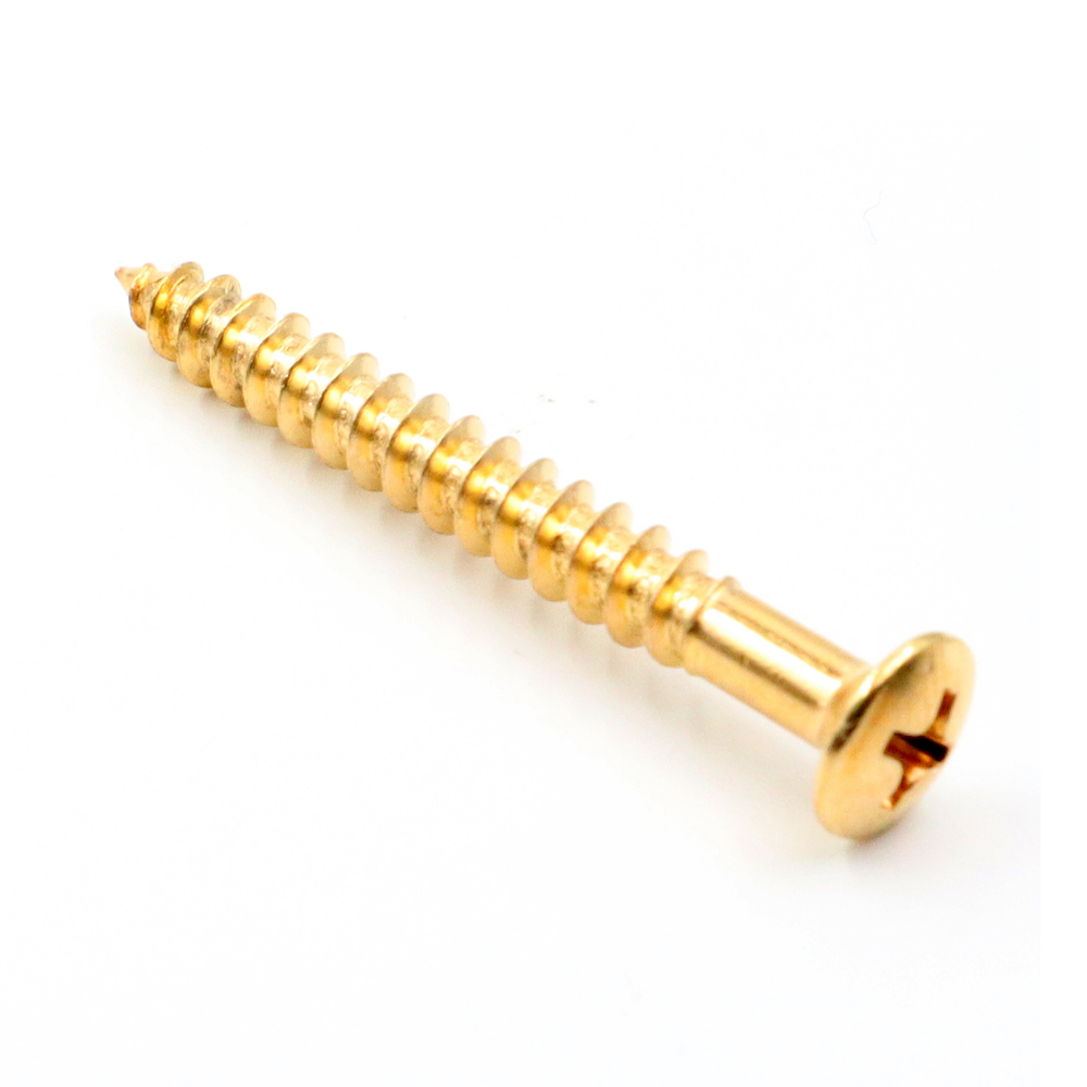 Neck Mounting Ferrule Screws (Chrome, Black, Gold) - 4