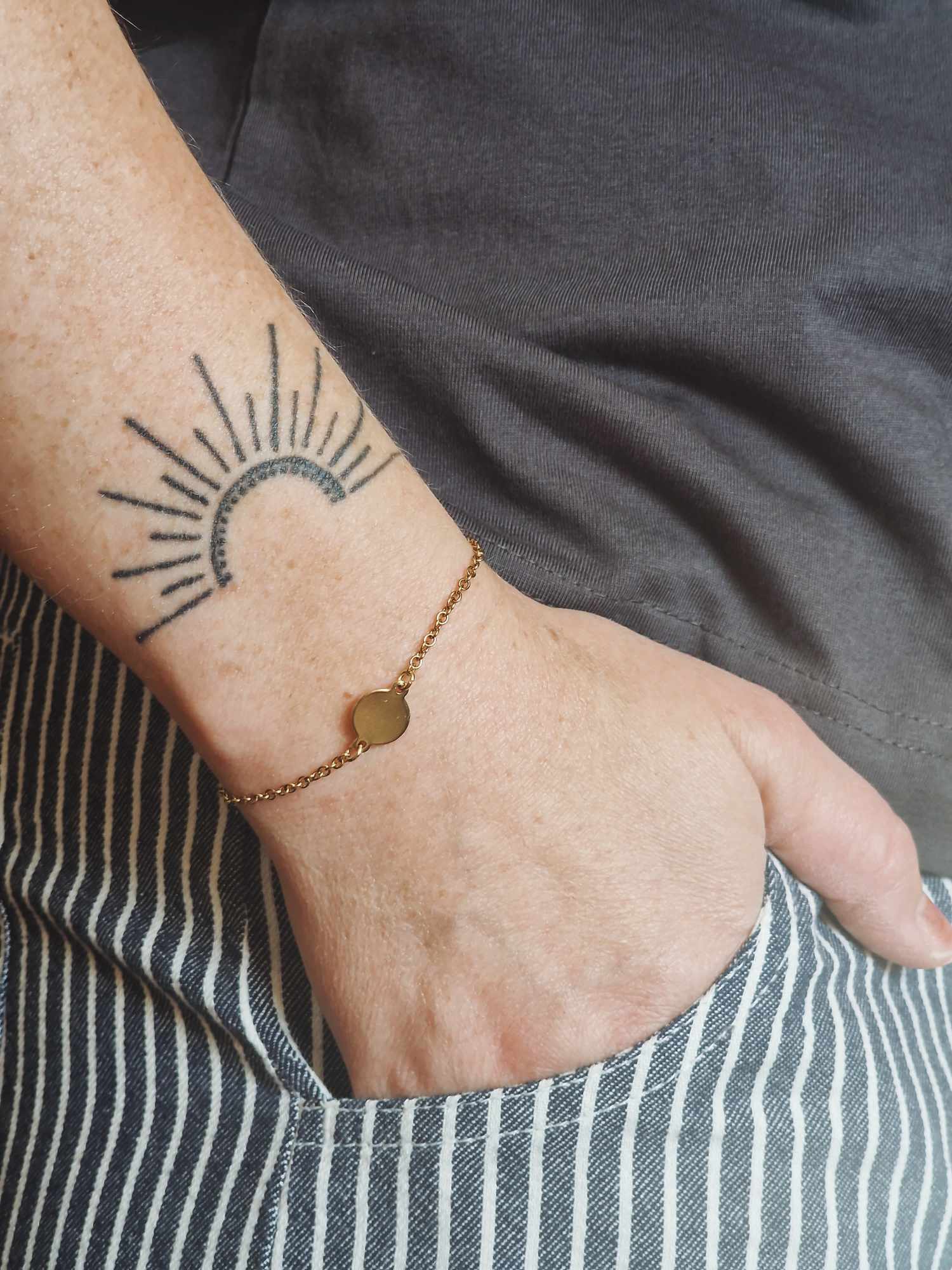 Armband "Linnéa" guldfärg - 3