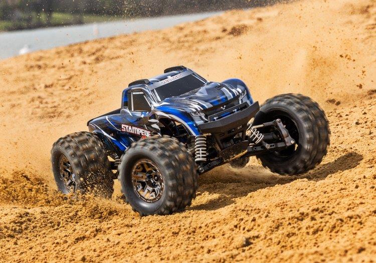 Traxxas Stampede 4x4 VXL HD 1/10 RTR TQi TSM Blå - 8