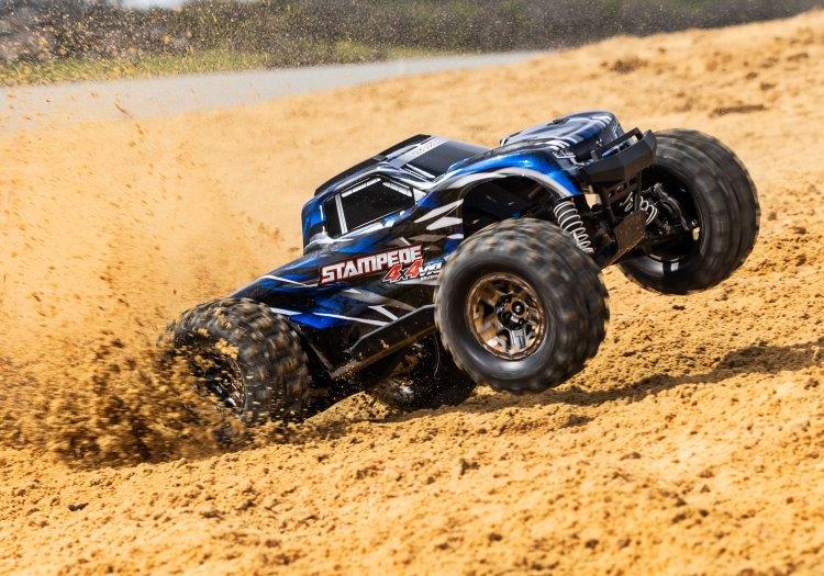 Traxxas Stampede 4x4 VXL HD 1/10 RTR TQi TSM Blå - 7