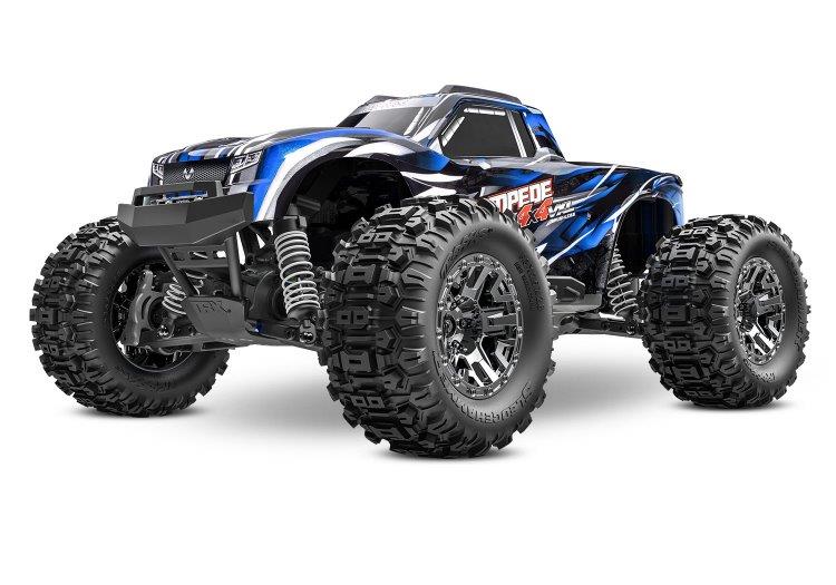 Traxxas Stampede 4x4 VXL HD 1/10 RTR TQi TSM Blå
