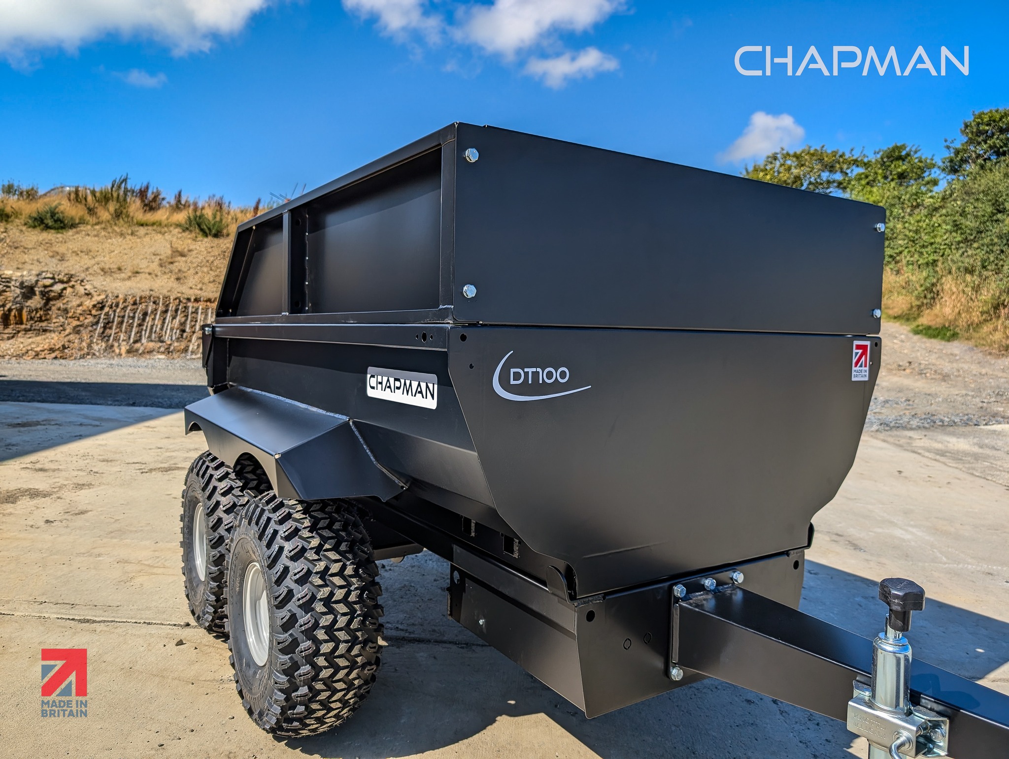 Dumpervagn ATV Chapman DT100+ BLACK EDITION (FRI frakt) - 3