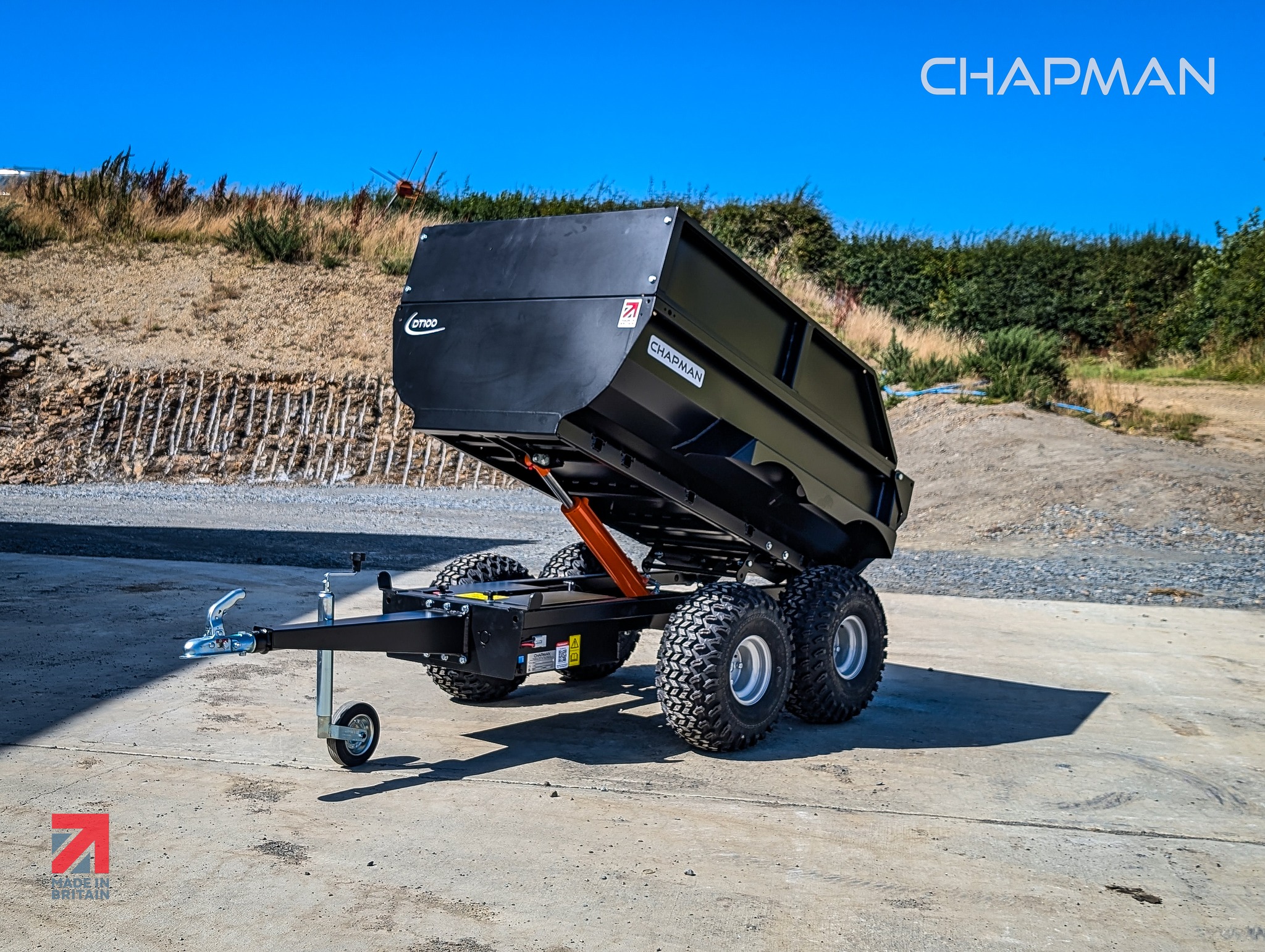 Dumpervagn ATV Chapman DT100+ BLACK EDITION (FRI frakt)