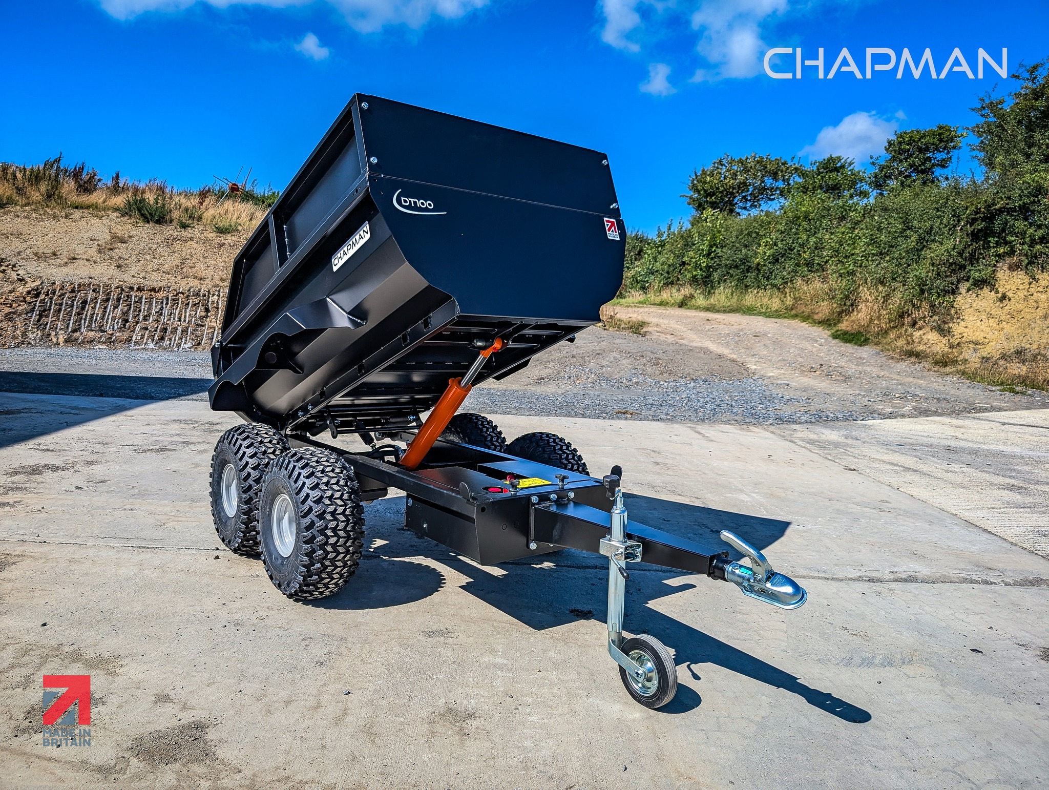 Dumpervagn ATV Chapman DT100+ BLACK EDITION (FRI frakt) - 5