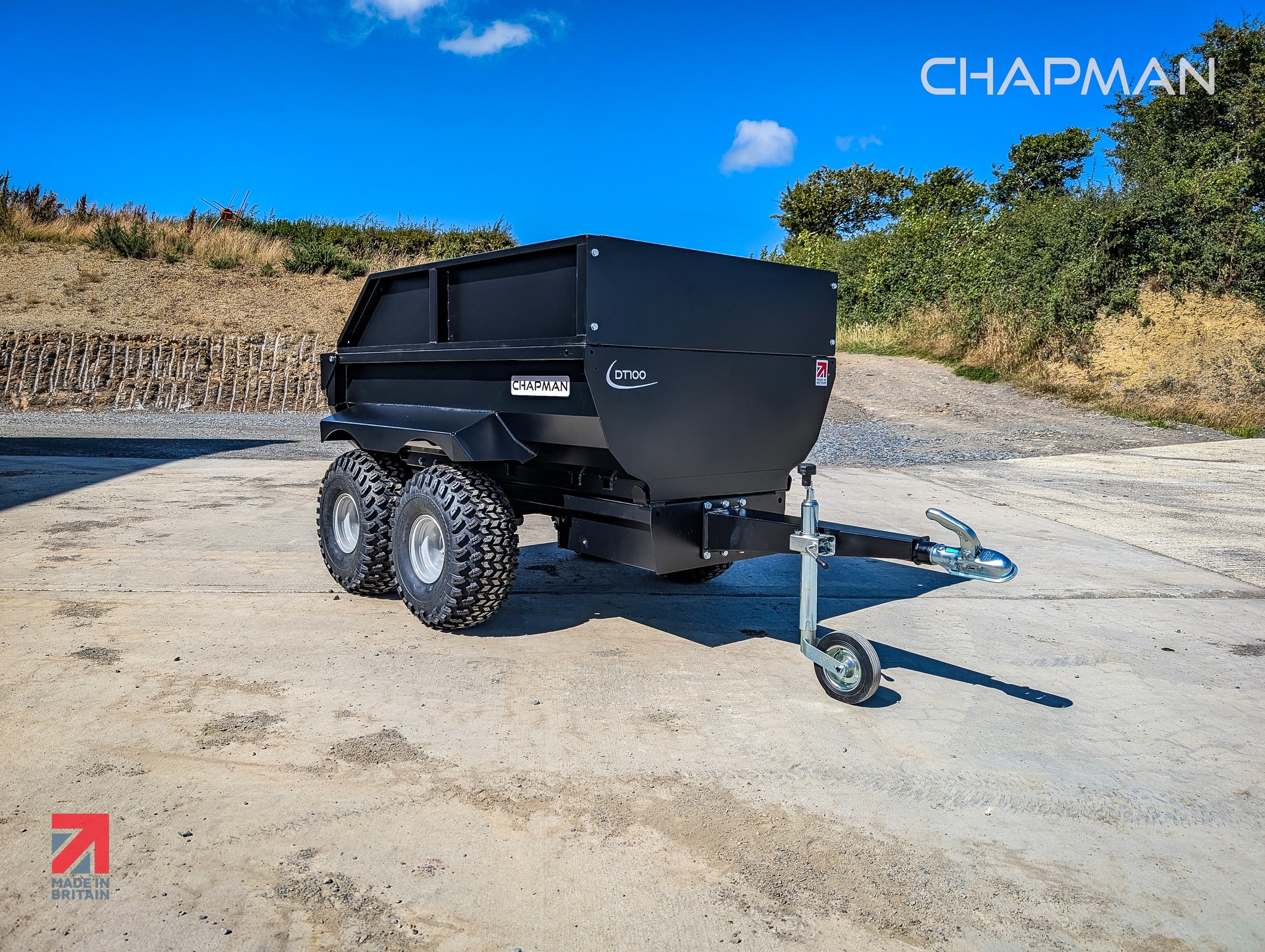 Dumpervagn ATV Chapman DT100+ BLACK EDITION (FRI frakt) - 2