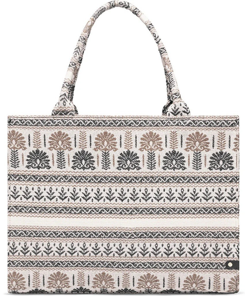 Big Shopper Bag - Sand Printed - Depeche