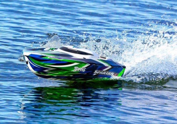 Traxxas Spartan-SR BL TQi TSM Self-Righting Utan Batteri & Laddare Grön - 5