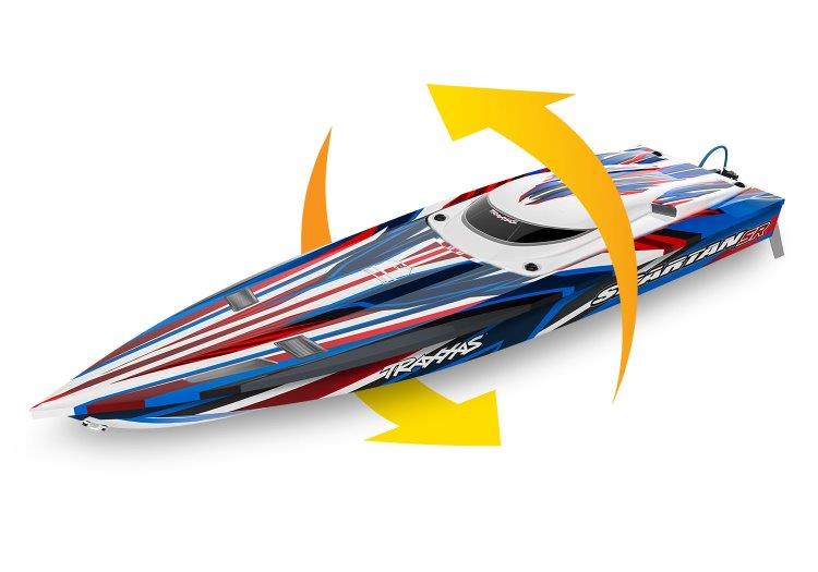 Traxxas Spartan-SR BL TQi TSM Self-Righting Utan Batteri & Laddare Grön - 10