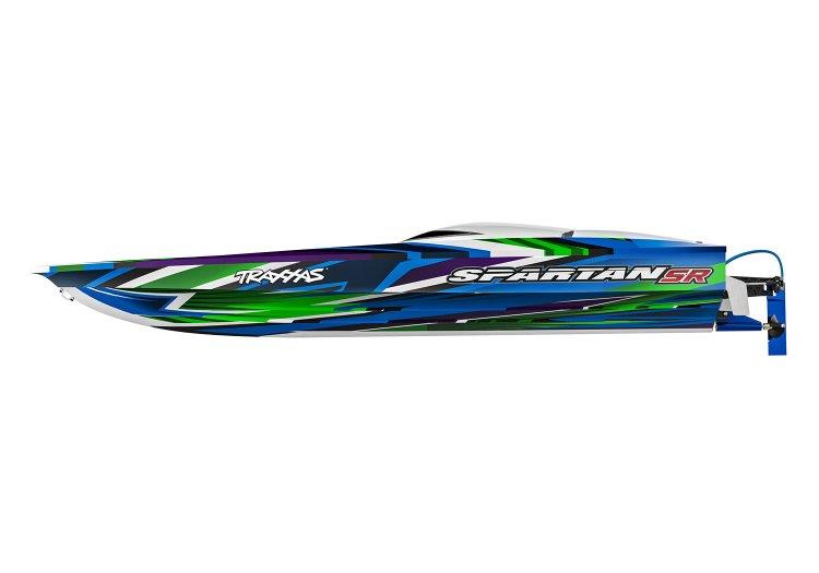 Traxxas Spartan-SR BL TQi TSM Self-Righting Utan Batteri & Laddare Grön - 2
