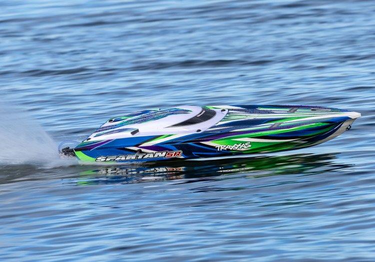 Traxxas Spartan-SR BL TQi TSM Self-Righting Utan Batteri & Laddare Grön - 7