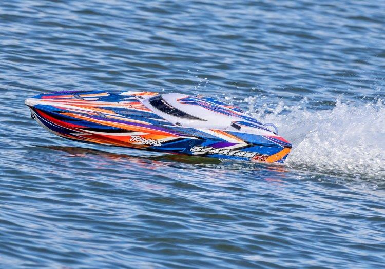 Traxxas Spartan-SR BL TQi TSM Self-Righting Utan Batteri & Laddare Orange - 8