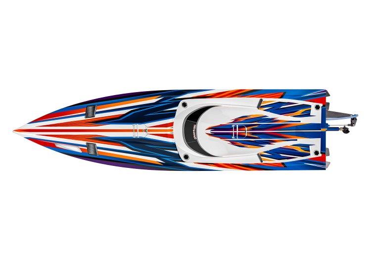 Traxxas Spartan-SR BL TQi TSM Self-Righting Utan Batteri & Laddare Orange - 3