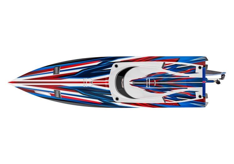 Traxxas Spartan-SR BL TQi TSM Self-Righting Utan Batteri & Laddare Röd - 3