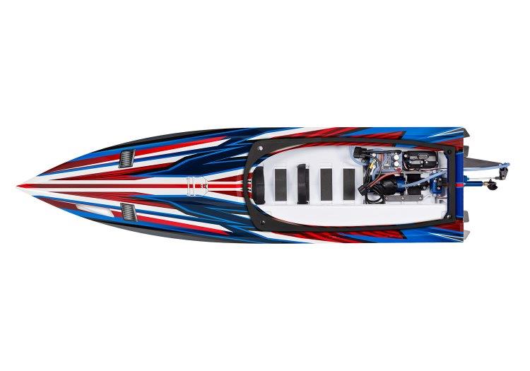 Traxxas Spartan-SR BL TQi TSM Self-Righting Utan Batteri & Laddare Röd - 4