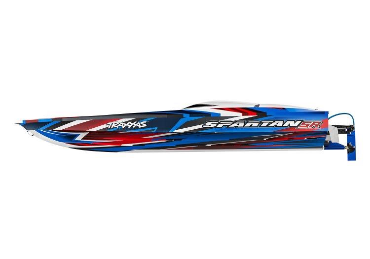 Traxxas Spartan-SR BL TQi TSM Self-Righting Utan Batteri & Laddare Röd - 2