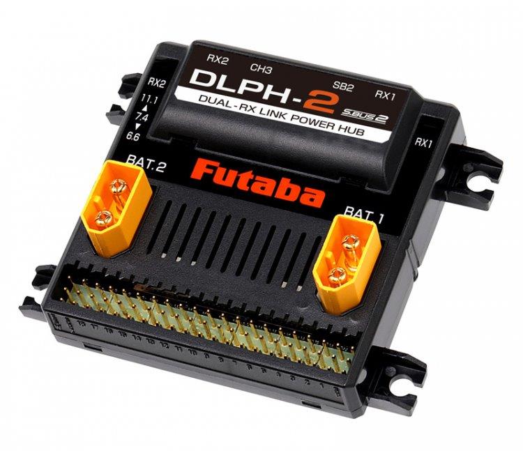 Futaba Länk-enhet S.Bus Decoder Dubbla RX & Dubbla Batterier