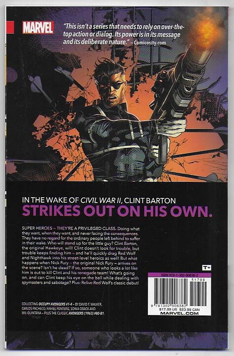Occupy Avengers: Volume 1 - Taking Back Justice TP NM