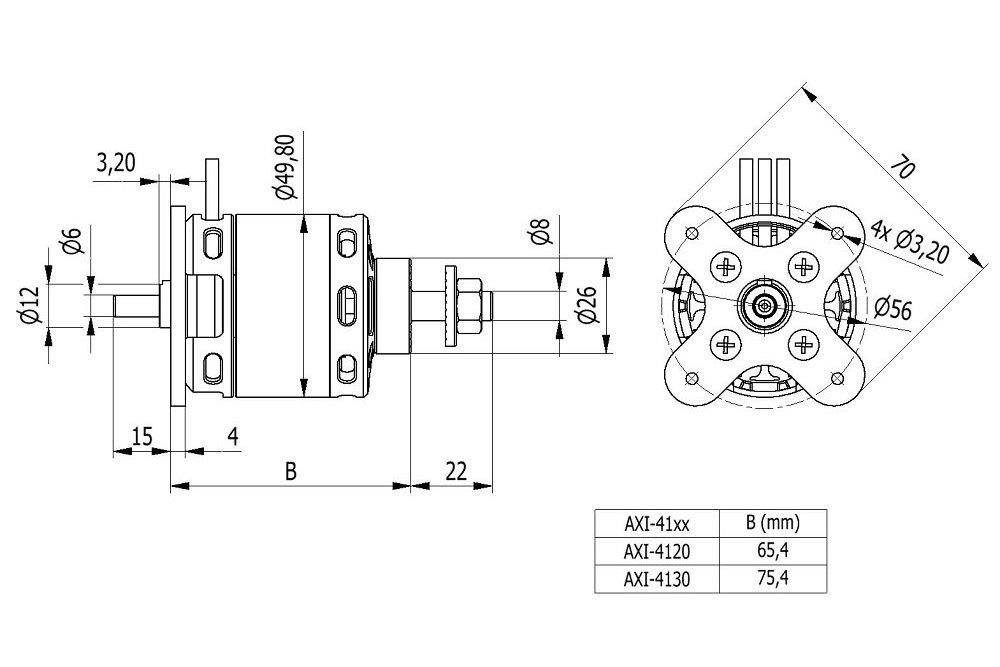AXI 4130/16 V3 brushless - 5