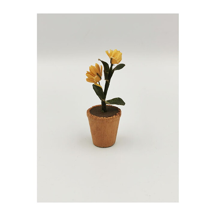 Dollhouse Second Hand - Flower and Pot