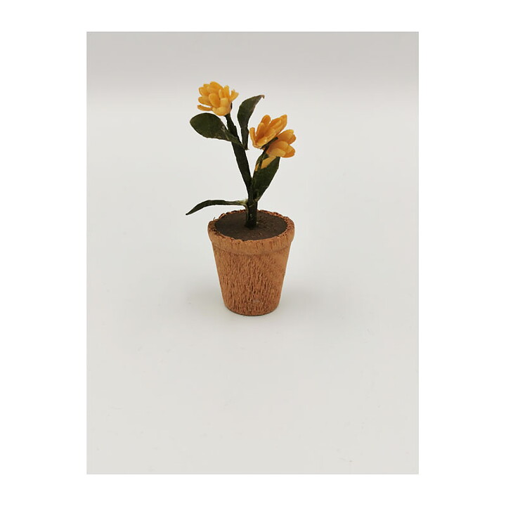 Dukkehus Second Hand - Blomst og Potte