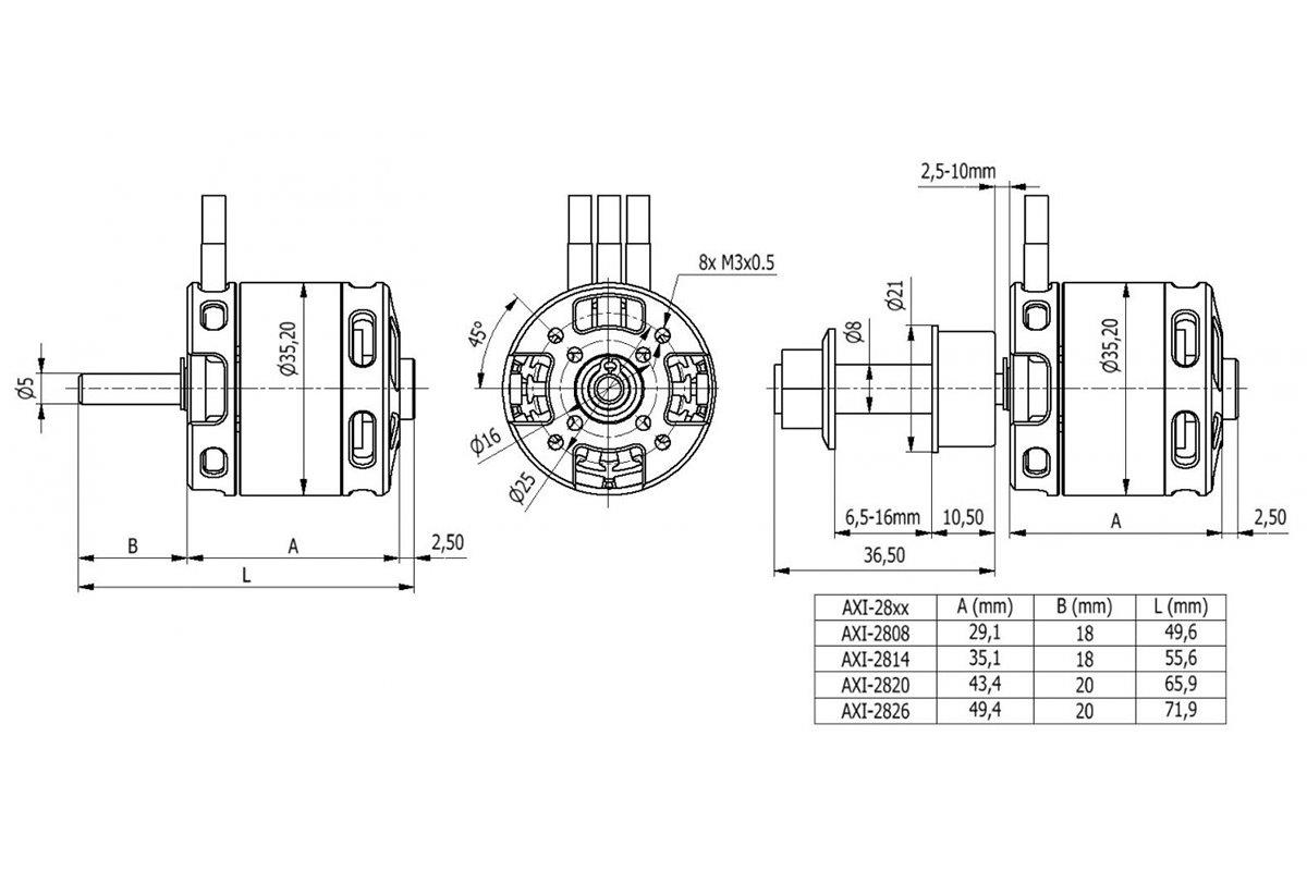 AXI 2826/13 V3 brushless - 4